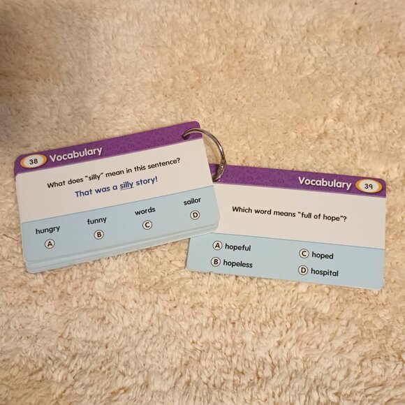 EUC ~ Lakeshore Language Test Prep Rings ~ Grade 1 - Picture 10 of 16